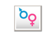 Male and female sex symbols, an Outline Icon by RODINA (Thumbnail 2 of 3)