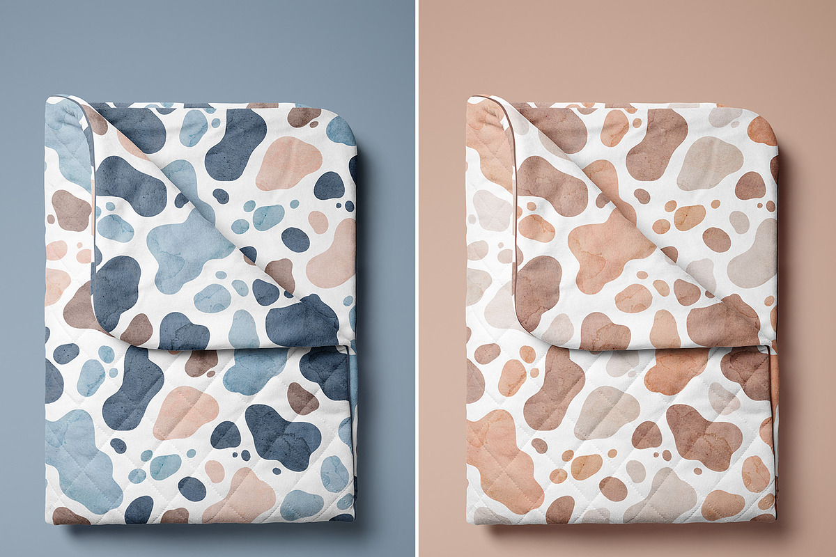 Pastel Cow Print Seamless Pattern, a Pattern Graphic by Brzozowska (Photo 4 of 12)