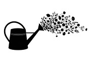 Floral Watering Can Design Bundle, an Illustration by Gaye Art (Thumbnail 10 of 31)