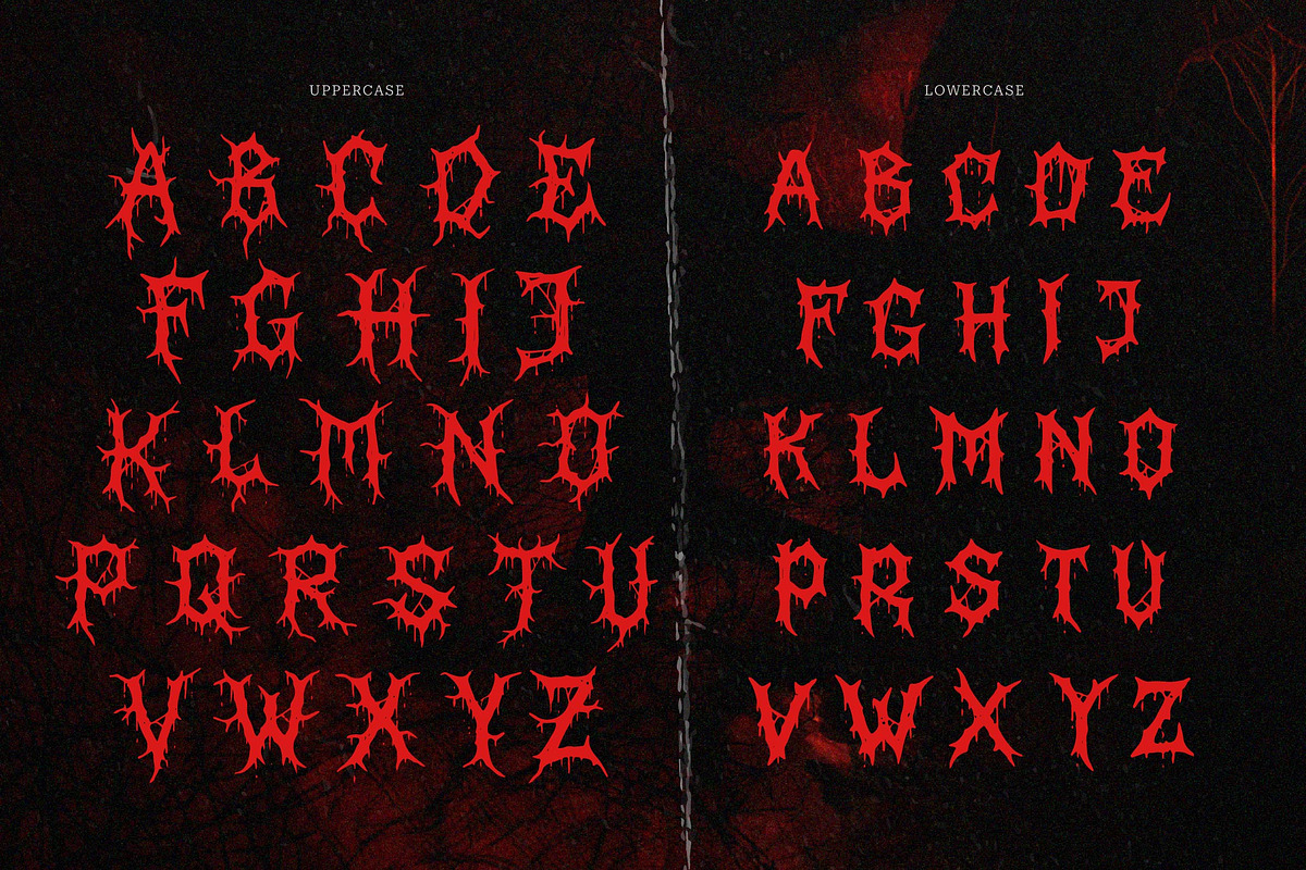 Kerak Neraka | Black Metal Font, a Blackletter Font by Denustudios (Photo 9 of 11)