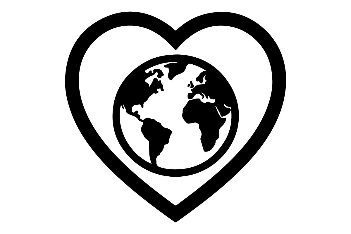 Flower Love Heart Silhouette, an Object Graphic by Gfx_Store (Photo 6 of 15)