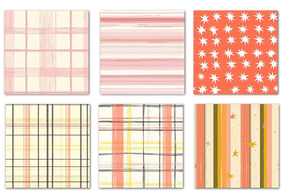 Playful Geometric Patterns, a Pattern Graphic by Libby Wishes