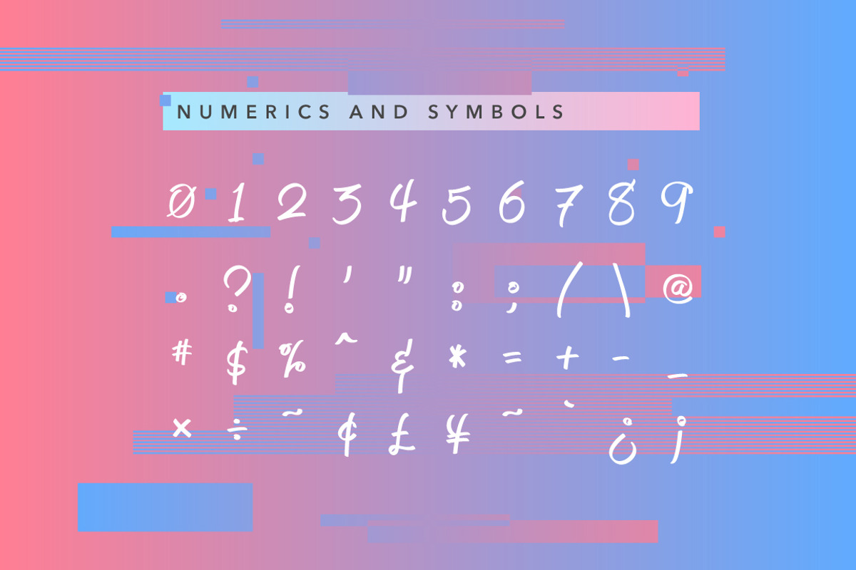 Jeboy Typeface preview 4