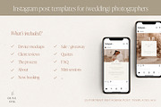 Wedding Photographer Instagram Posts, a Social Media Template by Wonderlik Webdesign (Thumbnail 7 of 11)