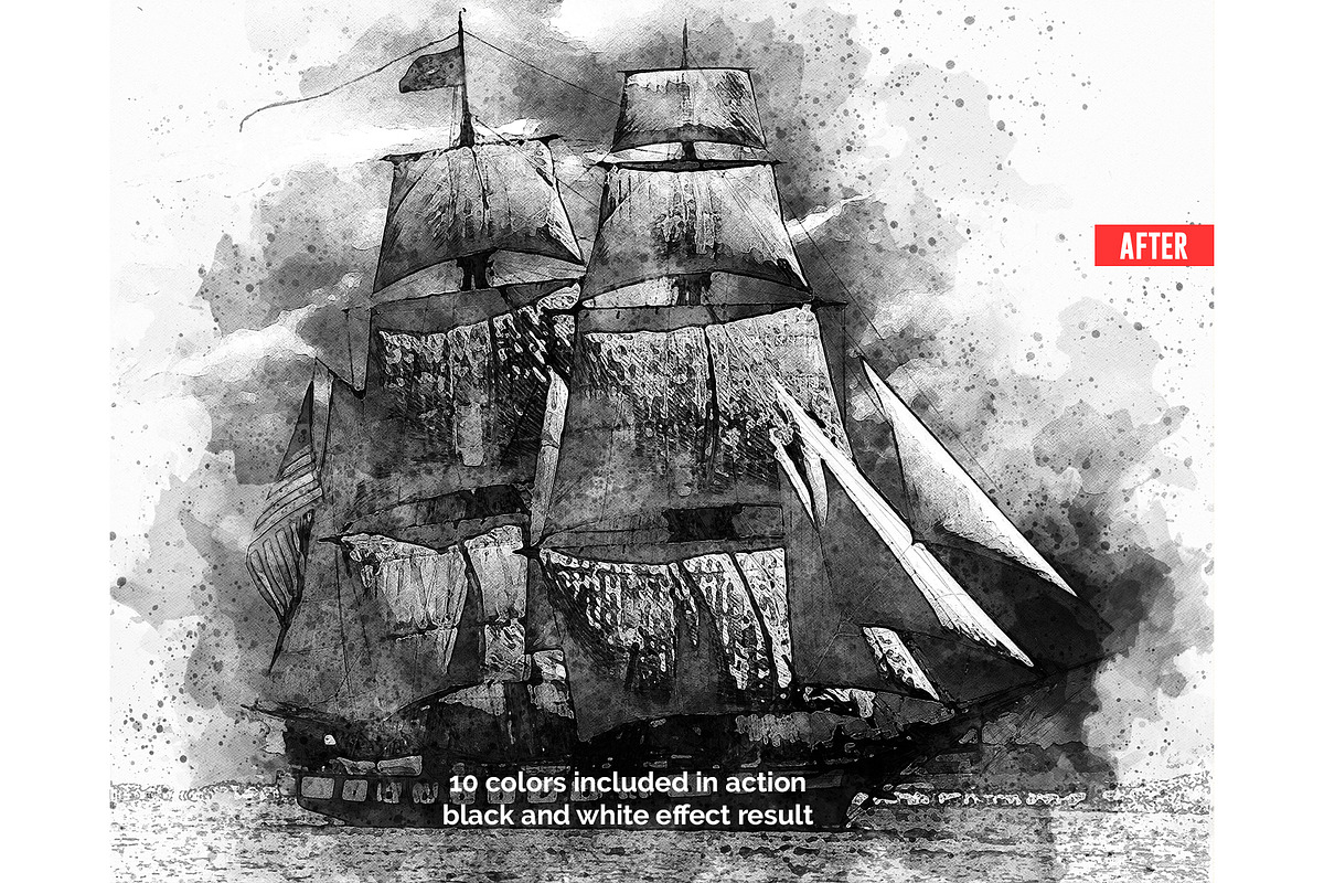 Pure Watercolor Photoshop Action, an Action Add-On by Design Forest (Photo 11 of 32)