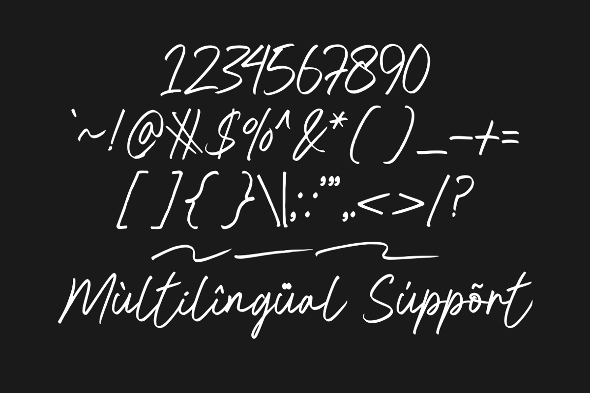 Kalihan - Script Font preview 3