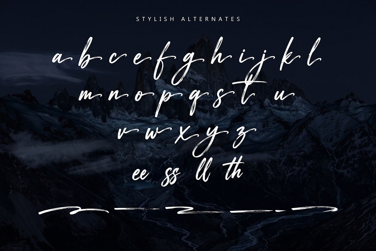Nassbreng - Handbrush Script Font, a Script Font by Sealoung (Photo 10 of 10)