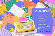 250+ Funky Digital Planner Kit, a Decorative Illustration by IuliiaSavko (Thumbnail 2 of 22)