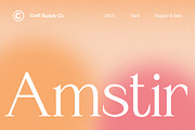 Amstir - Classic Serif Typeface, a Serif Font by Craft Supply Co. (Thumbnail 1 of 8)