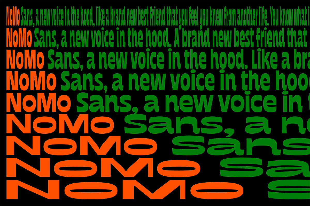 NoMo Sans, a Font by Sudtipos (Photo 2 of 9)
