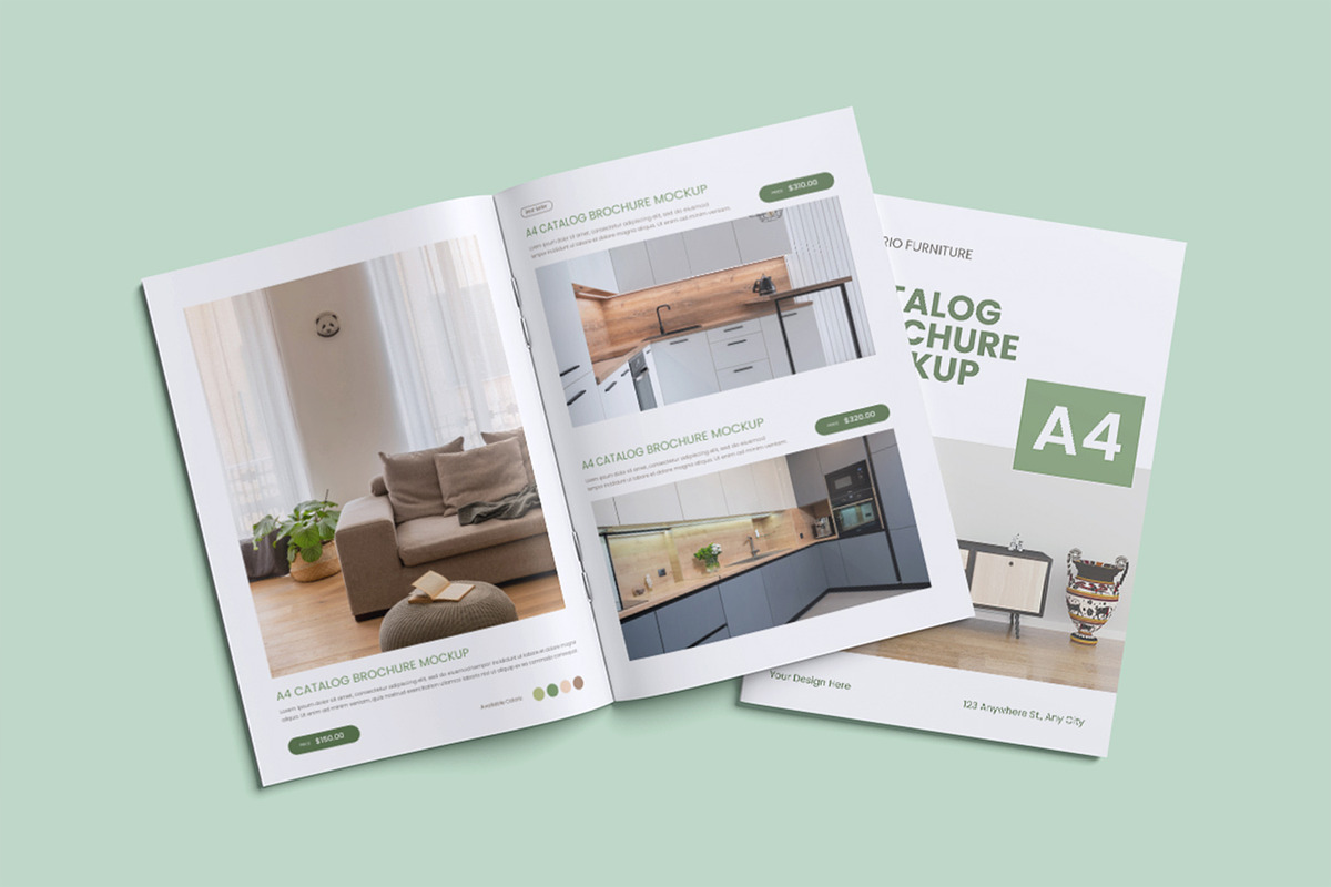 A4 Catalog Mockup, an Advertising Mockup by xavier_studio (Photo 5 of 5)