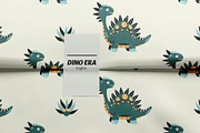 Cartoon Dino Pattern & Clipart, a Graphic by Asya Melkonyan Patterns (Thumbnail 12 of 13)