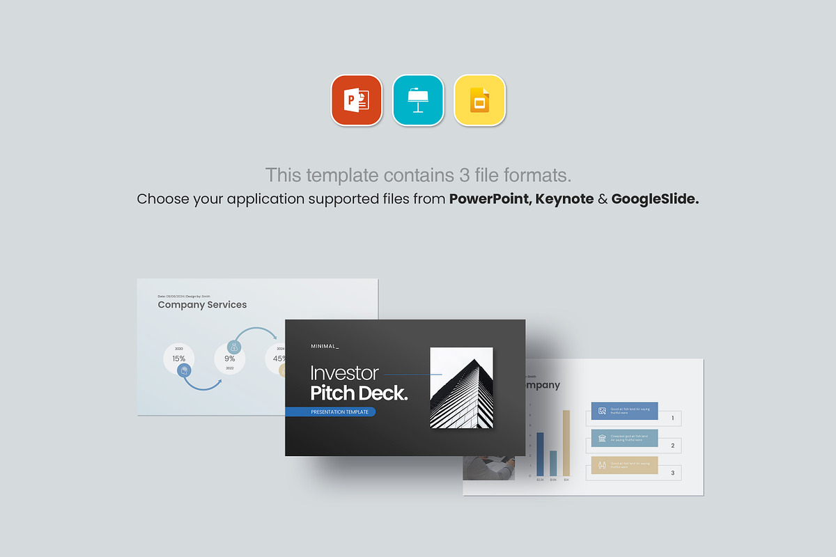 Investor Pitch Deck Presentation, a Presentation Template by SlideStock (Photo 2 of 10)