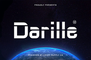 Darille Futuristic Font