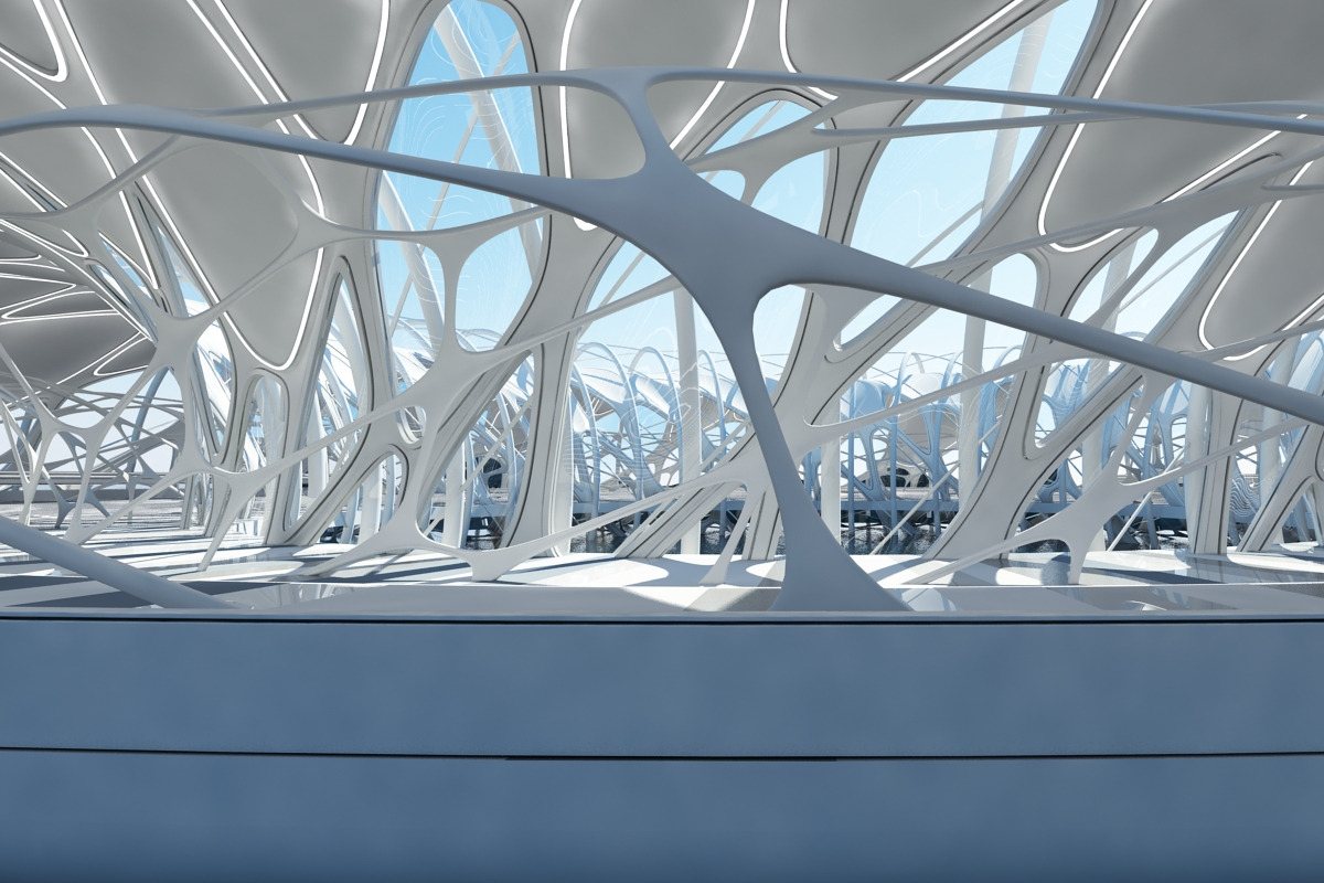 Futuristic Architectural Structure17, an Architecture 3D Model by Giimann (Photo 5 of 29)