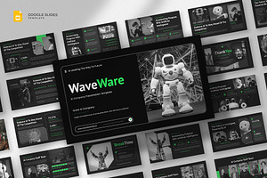 AI Technology Google Slides Template, a Presentation Template by fluffstudio