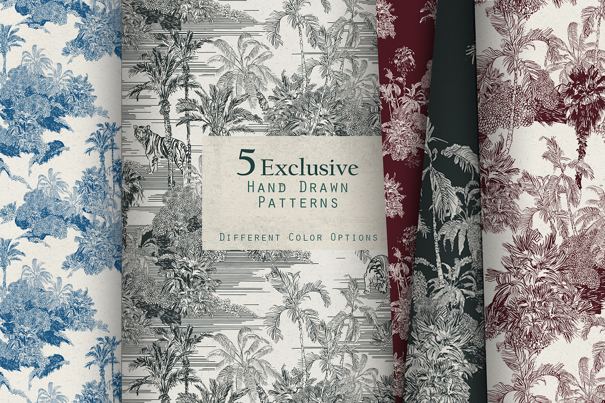 Toile. Patterns, a Pattern Graphic by Irina Dolgikh