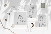 Women's Line Art Illustrations, a Person Illustration by La Petite Line Art (Thumbnail 7 of 17)