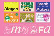 Shore Mystic A Playful Quirky Font, a Sans Serif Font by AmorfaType (Thumbnail 10 of 11)