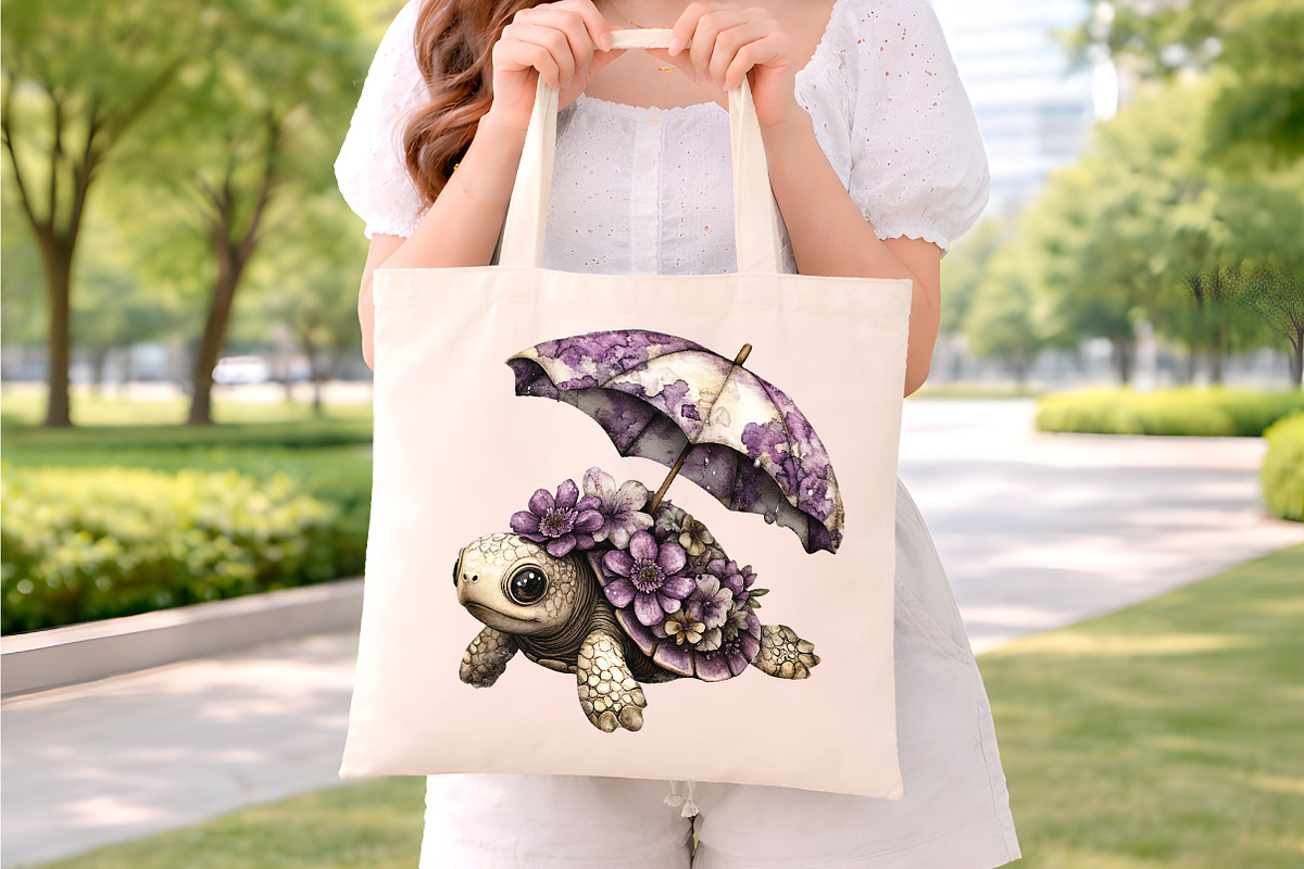 summer sea turtle clipart, an Illustration by GatewayDesign (Photo 5 of 9)