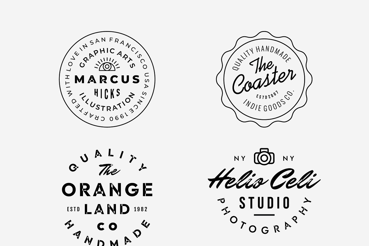 vintage logo, badge, insignia, label, a Branding & Logo Template by Brainware Graphic (Photo 9 of 14)