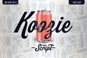 Koozie Script, a Script Font by GoodGravyType (Thumbnail 6 of 6)