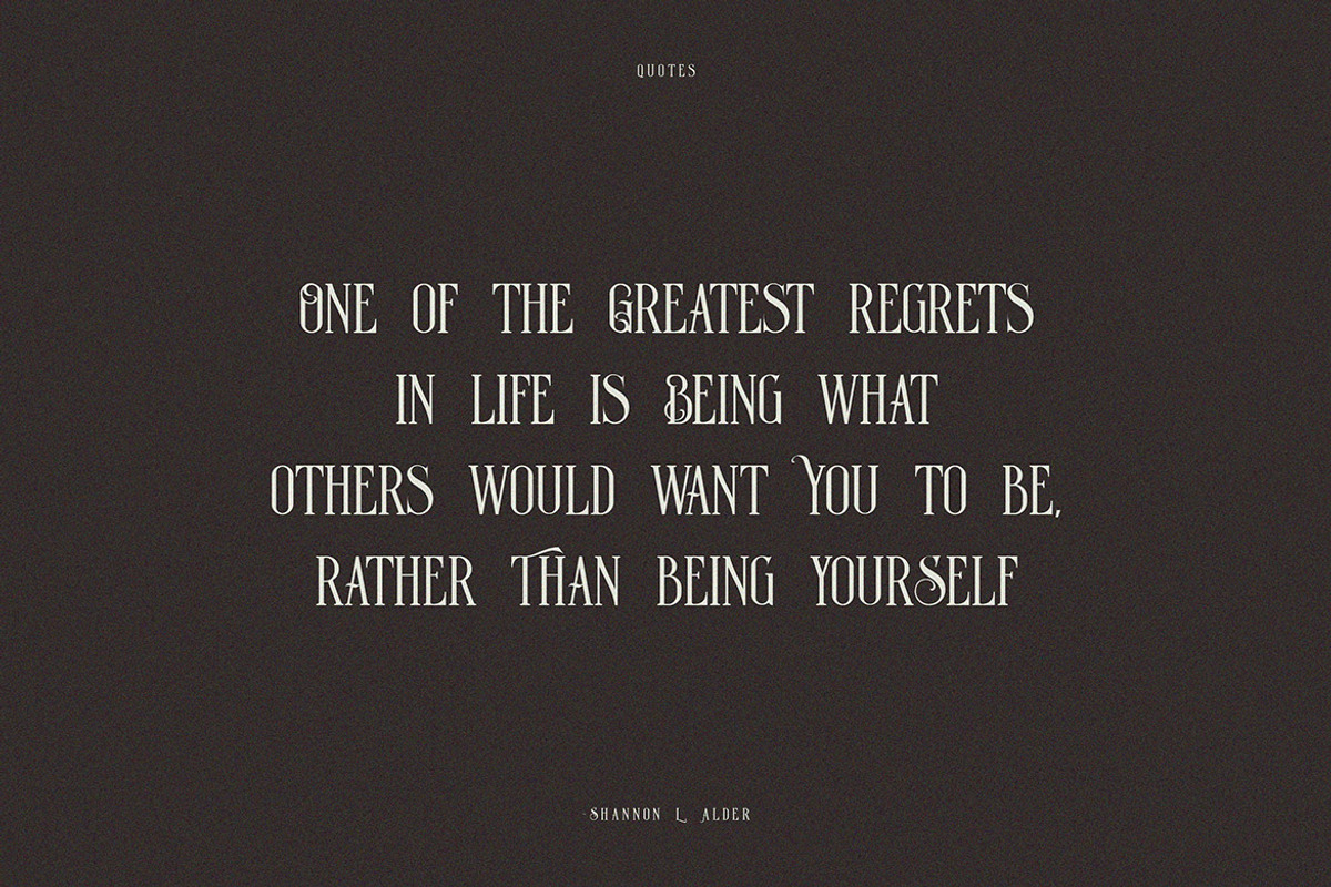 Dark Luna Vintage Condensed Serif, a Slab Serif Font by JumboDesign (Photo 5 of 6)