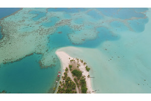 Aerial drone captures Maupiti island, a Nature Photo by Goinyk