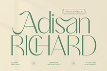 Adisan Richard Elegant Sans Serif