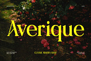 Averique Classic Modern Serif Font, a Serif Font by Rasio Studio (Thumbnail 1 of 6)