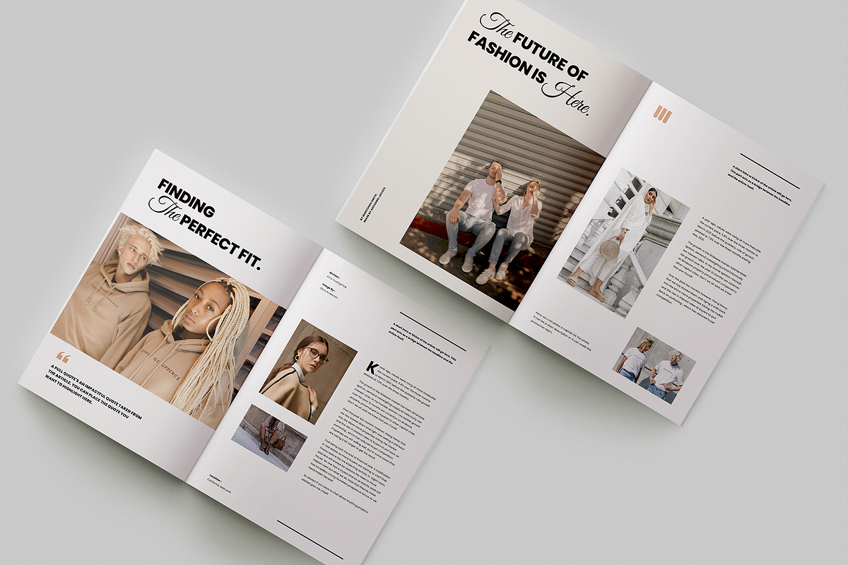 Fashion Magazine Template preview 3