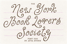 Handwritten Vintage Curly Font Duo
