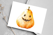 Halloween Fruit Mash-Up Clipart, an Illustration by Canvas Craft (Thumbnail 5 of 7)