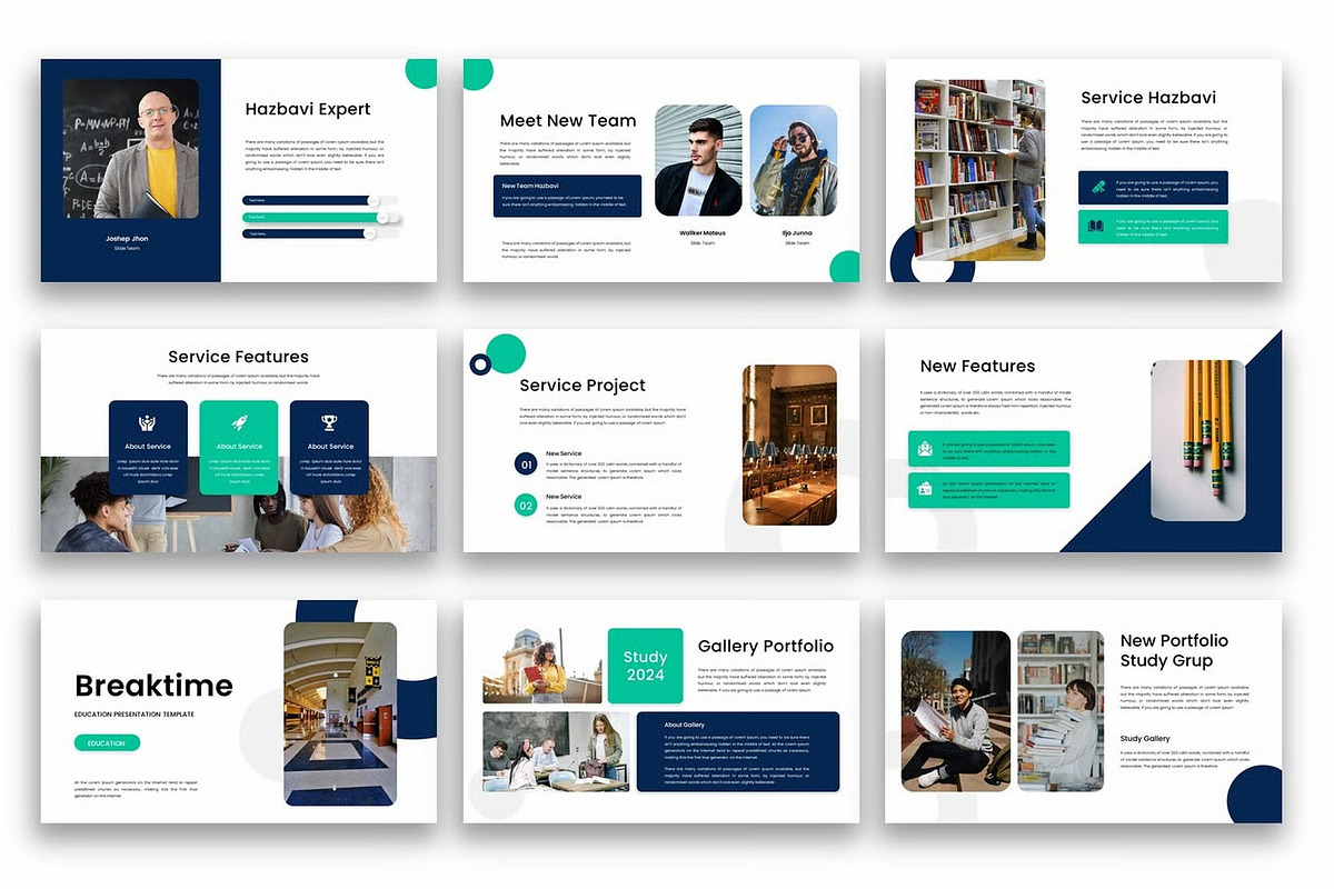 Hazbavi – Business Google Slide, a Presentation Template by kreatifreya (Photo 5 of 5)