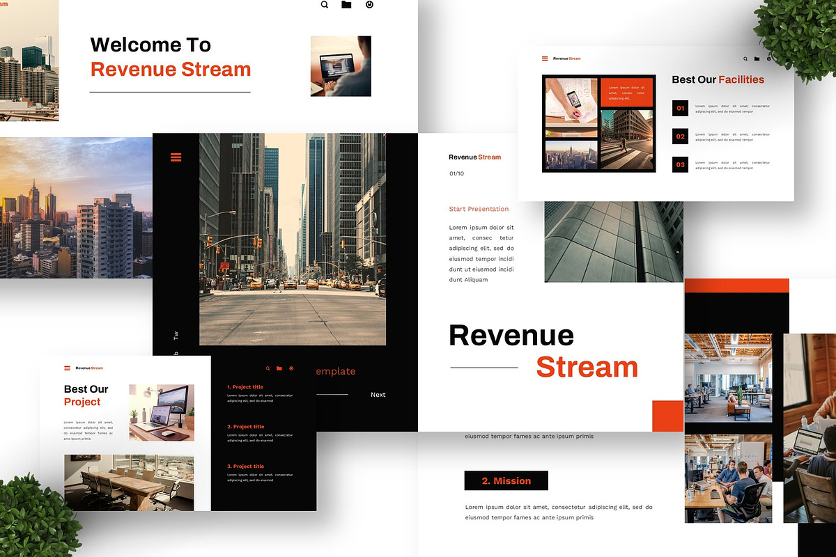 Revenue Stream - Business GSL, a Presentation Template by Deepslide Studio (Photo 2 of 4)