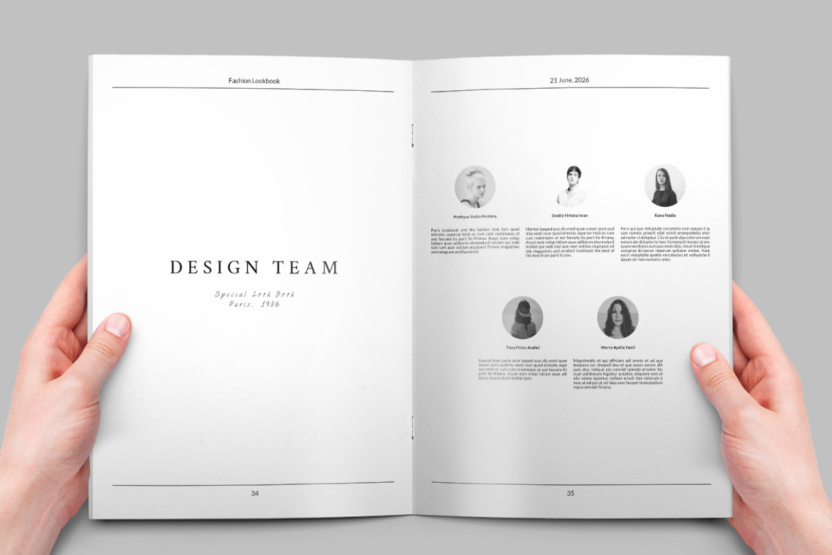 Fashion Lookbook, a Brochure Template by Firtana (Photo 7 of 11)
