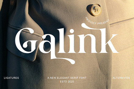 Galink New Elegant  Serif