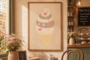 Pastel Ice Cream Clipart, a Food Illustration by Palau (Thumbnail 5 of 10)