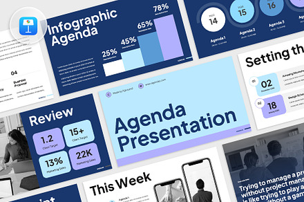 AGENDAZ - Agenda Keynote, a Presentation Template by rgbryand