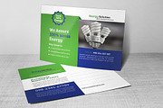 Energy Saver Postcard, a Card Template by Psd Templates (Thumbnail 1 of 3)