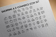 E-commerce and shopping Icon set, an Outline Icon by FourLeafLover (Thumbnail 3 of 3)