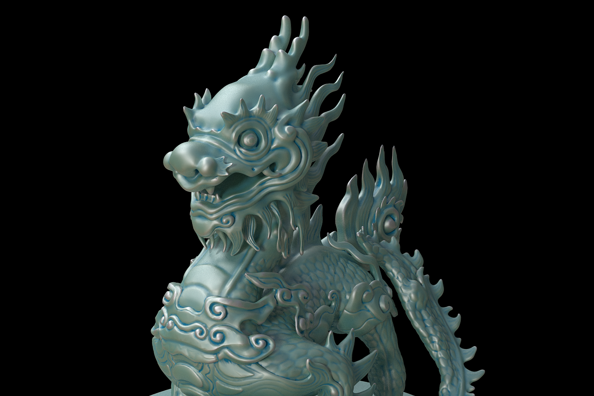Imperial dragon(3d-print), an Animal 3D Model by CGTales (Photo 2 of 6)