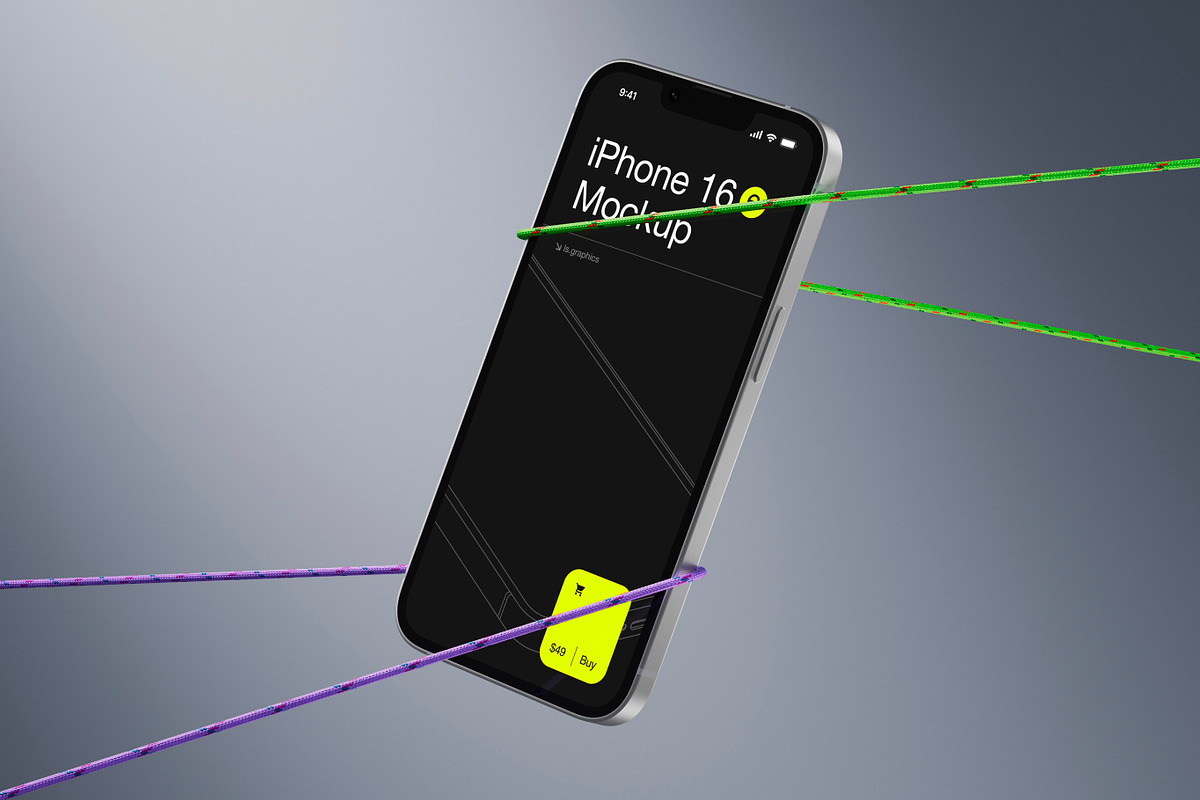 Z-Mockups: iPhone 16e, an iPhone Mockup by ls.graphics (Photo 4 of 10)