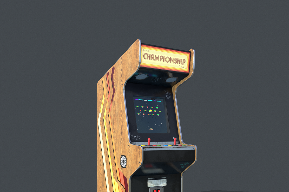 Game Machine PBR, an Object 3D Model by Daniel Mikulik (Photo 2 of 10)