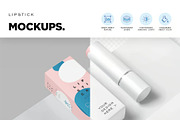 Matte Lipstick Mockups, a Product Mockup by megostudi0 (Thumbnail 2 of 7)