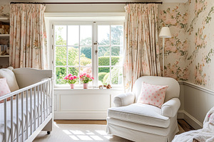 Baby room decor and interior design inspiration in the English c, an Architecture Photo by Studio ANNA
