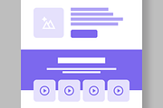 Responsive Landing Page Wireframe, a Wireframe Template by MightyDesign (Thumbnail 5 of 9)