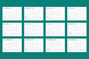 2027 Calendar | Minimalist Planner, a Texture Illustration by mikhailmorosin (Thumbnail 1 of 6)