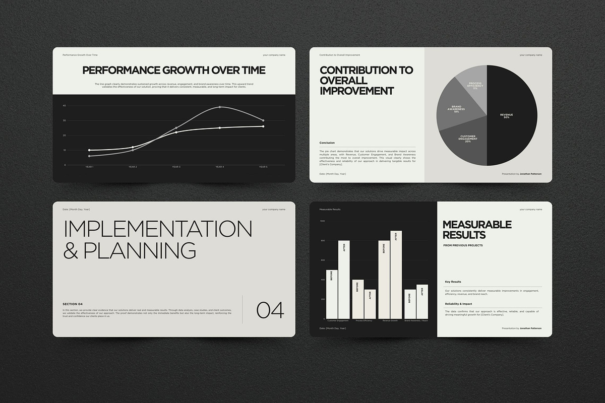 Minimalist Business Presentation, a Presentation Template by Pani Temp. (Photo 8 of 13)