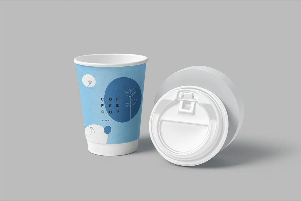 12 oz Coffee Cup Mockups, a Cups & Container Mockup by megostudi0 (Photo 6 of 6)